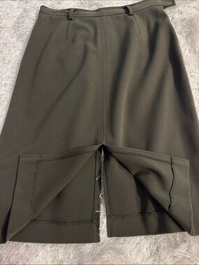 Women’s Dark Olive skirt- Classic Straight Fit